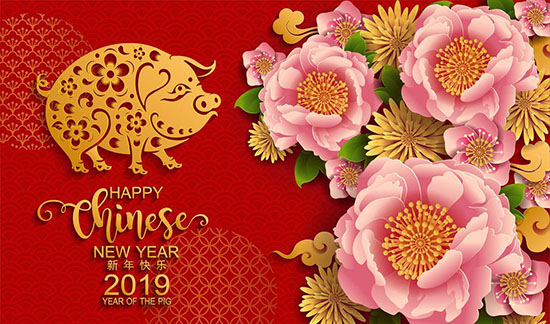 亞泰光電2019春節(jié)放假通知，祝大家2019年豬年大吉大利！