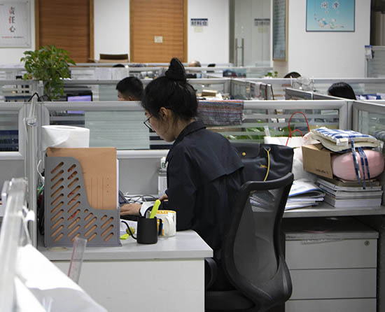 2019三八婦女節(jié)這一天仍然在辦公崗位認認真真工作的亞泰光電女員工